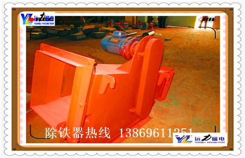 管道式粉料永磁除鐵器，廣東管道式粉料永磁除鐵器價格_遠(yuǎn)力廣東管道式粉料永磁除鐵器12000高斯_可定制工作原理_安裝示意圖