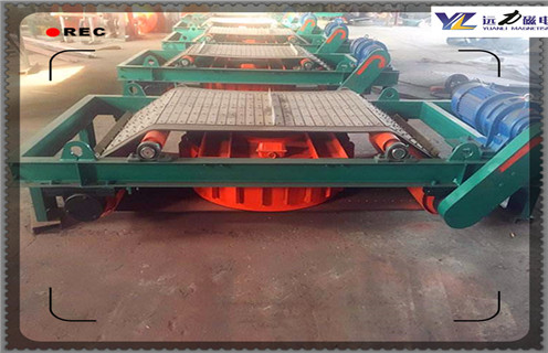 電磁自卸式除鐵器，陜西電磁自卸式除鐵器型號_陜西電磁自卸式除鐵器型號廠家配件_型號及工作視頻 